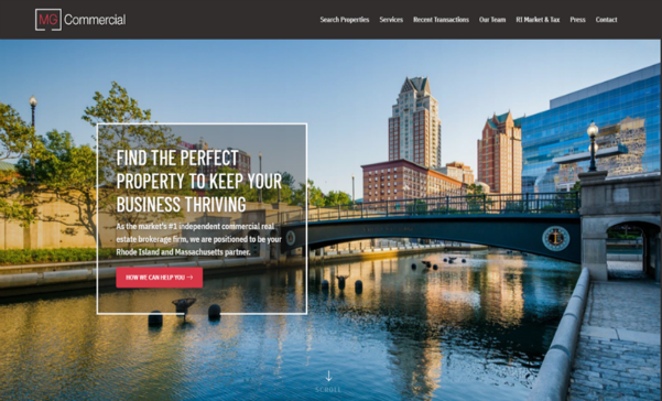 MG Commercial website